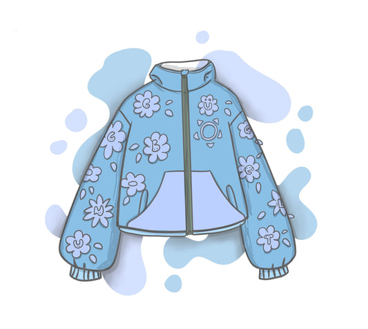 Flowerboy Zip-Jacke (Sample)